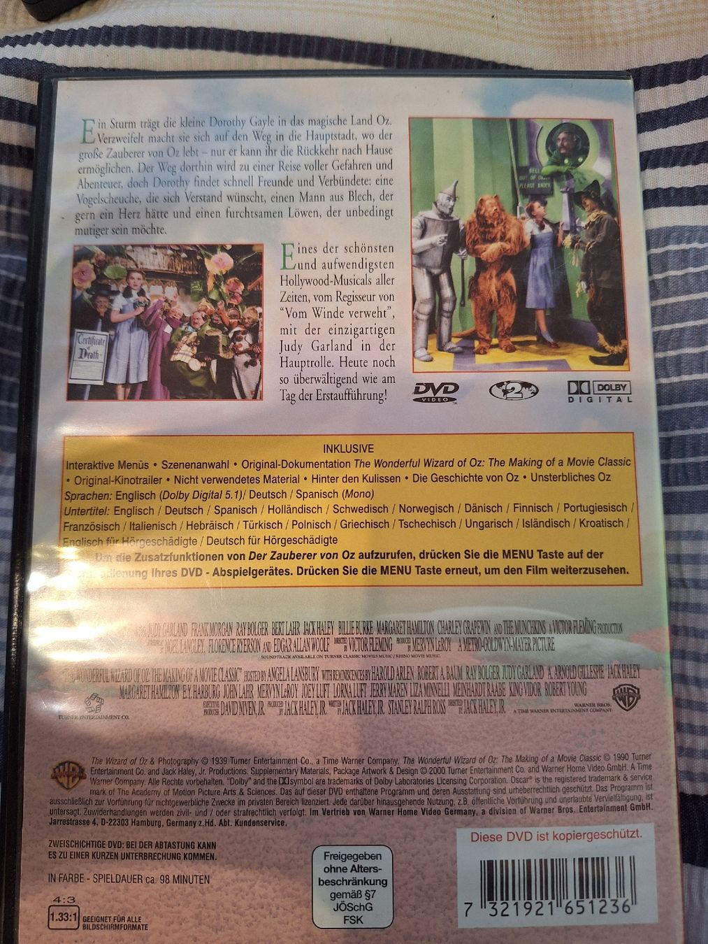Tutti i DVDs: Der Zauberer von Oz – Usato da Volketswil venduto da sch_zly6 1
