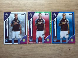 Soccer Morgan Rogers FESTIVE/BLUE/Base Topps PL 25/26