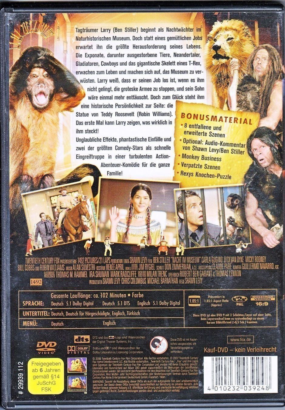 Tutti i DVDs: Night in the museum DVD – Nuovo (secondo la descrizione) da Riehen venduto da M.S.DVD 1