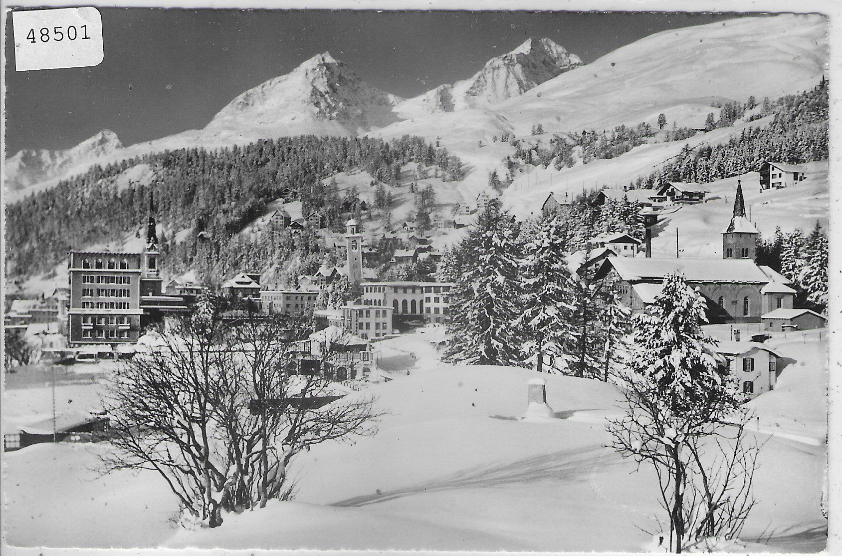 Ansichtskarten: St. Moritz im Winter – Gebraucht aus Ettingen von Kartenplanet