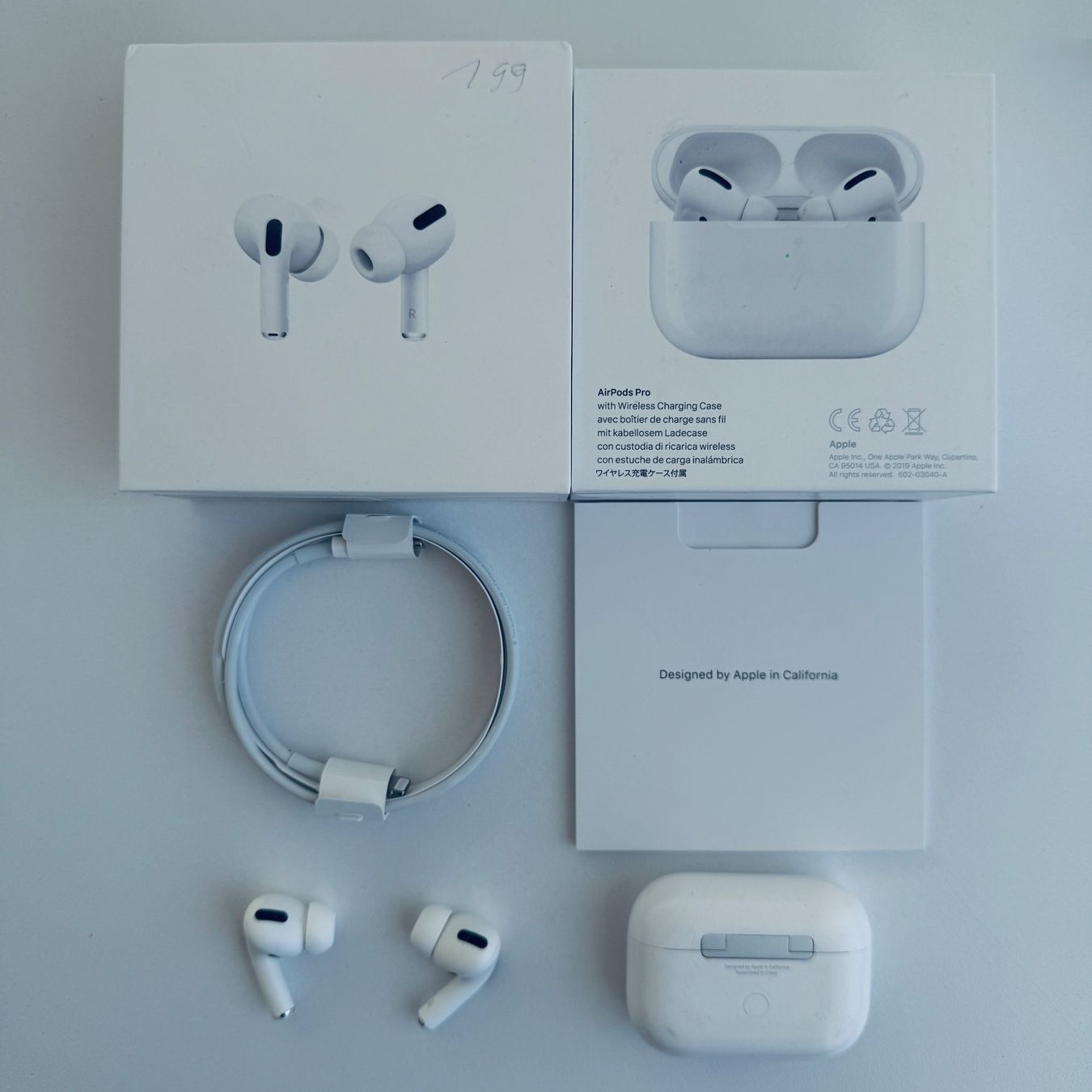 Apple Cuffie: Original Apple AirPods Pro 1 Gen. mit Wireless Case & Kabel – Usato da Basel venduto da MY.AIRPODS.SHOP