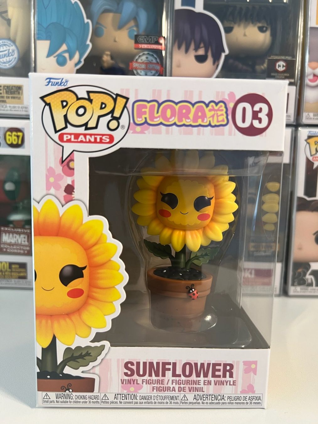 Funko Statuette: Funko POP! Plants Flora Sunflower – Nuovo e nell'imballaggio originale da Le Mouret venduto da perfectbijou