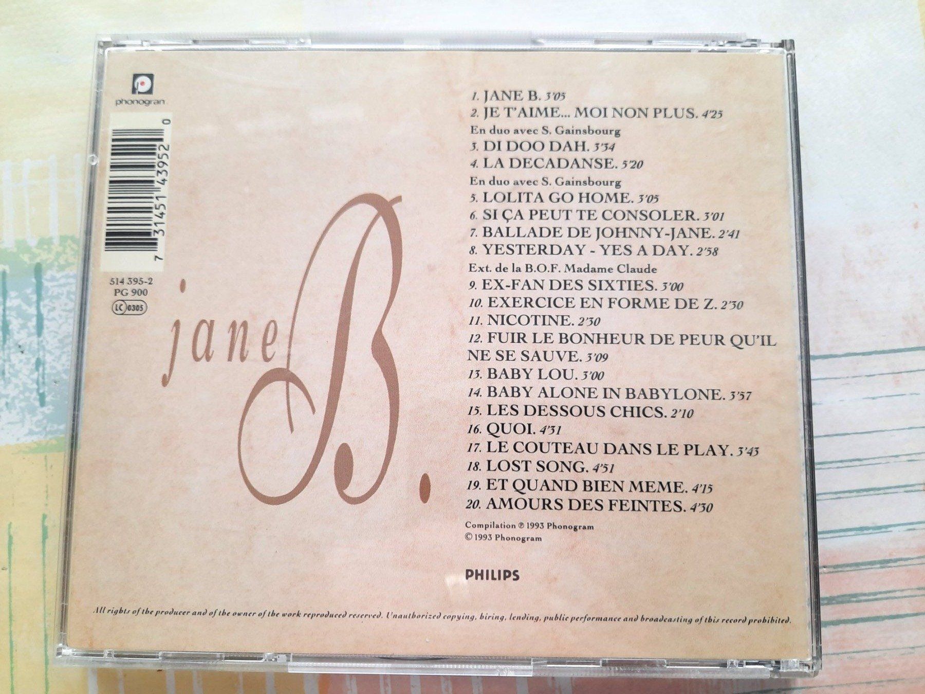CD: Cd Jane Birkin - Jane B. – Usato da Pully venduto da bro_n52j 1