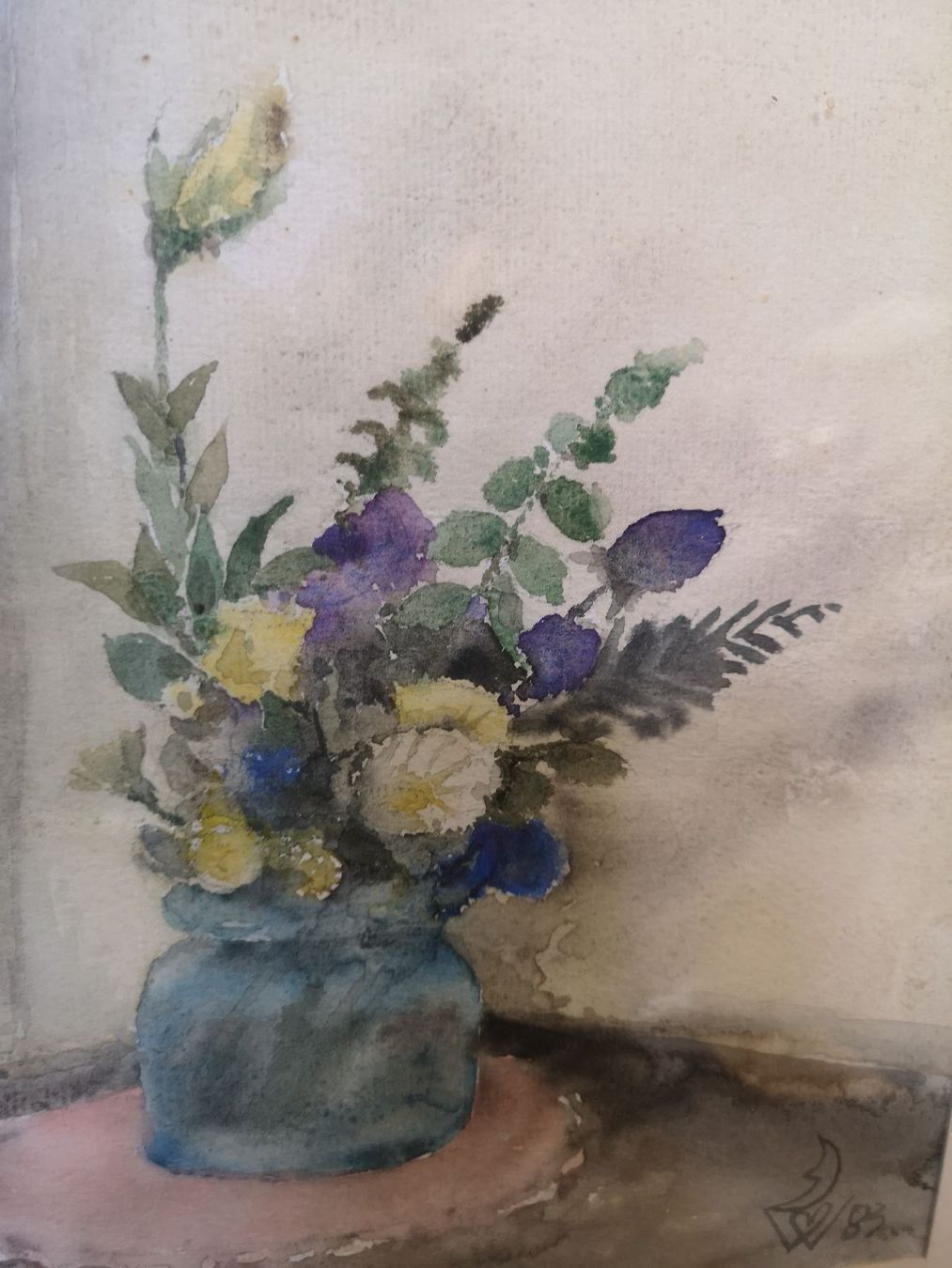 Gemälde: AQUARELLE avec MONOGRAM – Gebraucht aus Genève von Qanil77 3