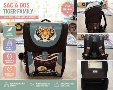 Tiger Family Schulrucksack – Tiger  Schöner Schulrucksack