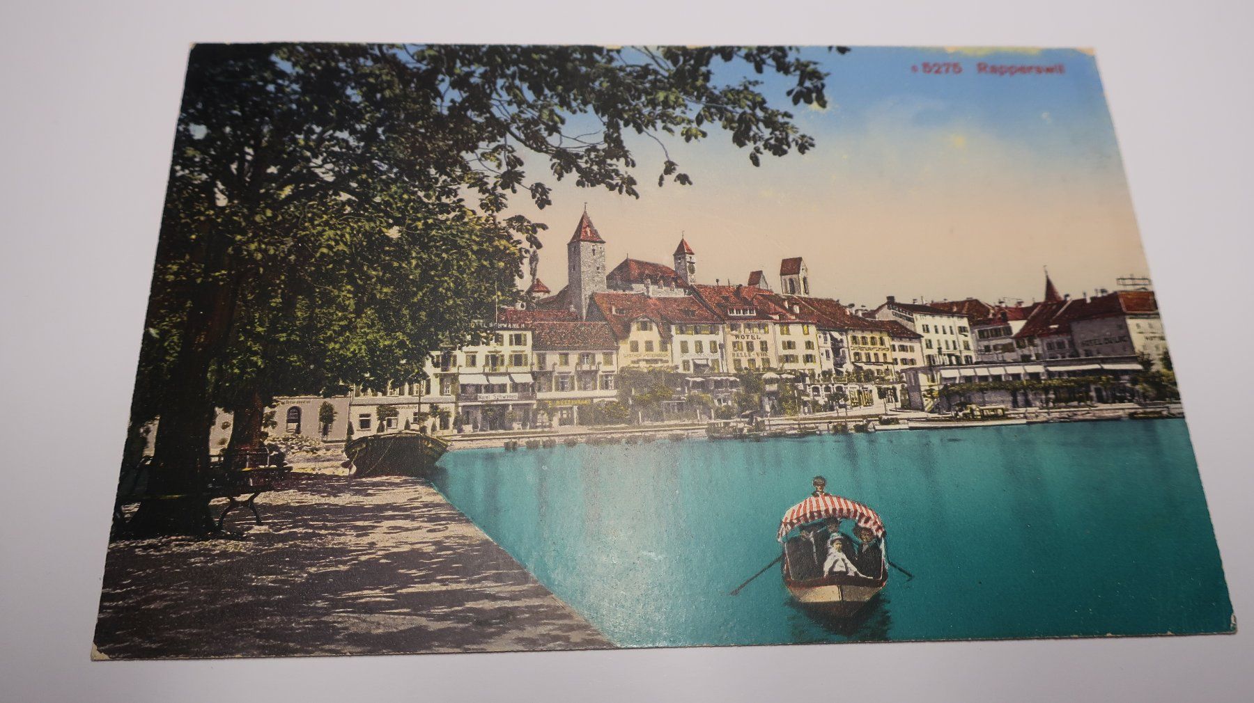 Ansichtskarten: Rapperswil N° 5275  1914 – Gebraucht aus Cormoret von Pascalll2001 1
