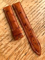 Jaeger-LeCoultre Lederband 17/16 Strauss Cognac gepolstert