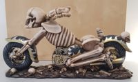 Weinhalter Skelett auf Motorrad (DOD-305)