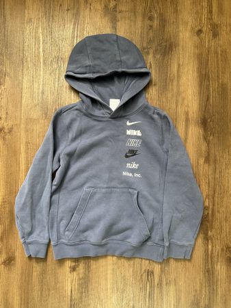 Pull à capuche Nike enfant taille S 128-137 cm bleu usato