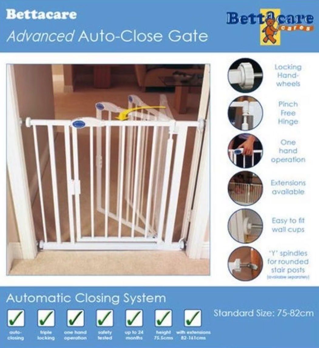 Box & Barriere di sicurezza: 2 Bettacare Auto-Close Safety Gates + Extensions – Usato da Dübendorf venduto da cpichon 1