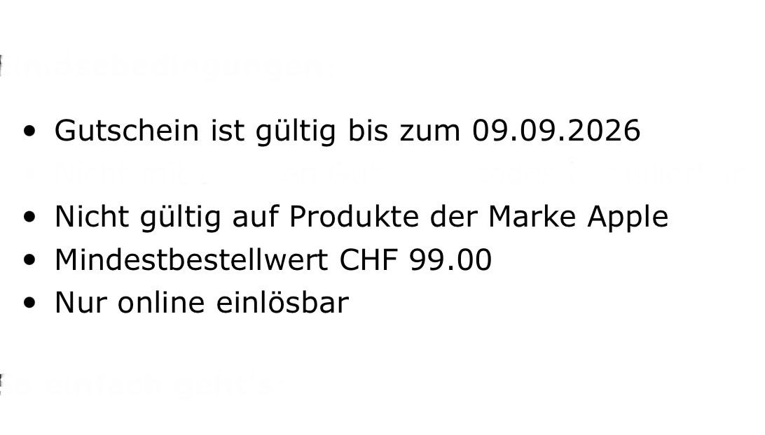 Conrad Buoni: Conrad 10% Rabatt Gutschein – Nuovo e nell'imballaggio originale da Zürich venduto da Marcel_2202 1