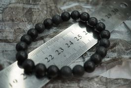 Schungit Kugel   Armband    Ab 1.-  Rausverkauf