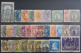 Schweden ex. Kat. 54-146 gest. 1903/24 Kat. 97 Euro