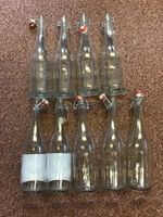 9  Bügelverschlussflaschen 0.75 l für Sirup, Saft, W...