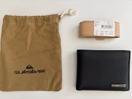 Quiksilver Geldbörse Leder Bifold Neu mit Etikett Neupreis55
