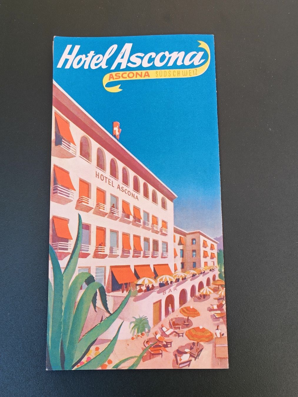 Documenti: Litho Prospekt / Hotel Ascona - Ascona Ausgabe ca. 1930 – Usato da Brugg AG venduto da Ente015
