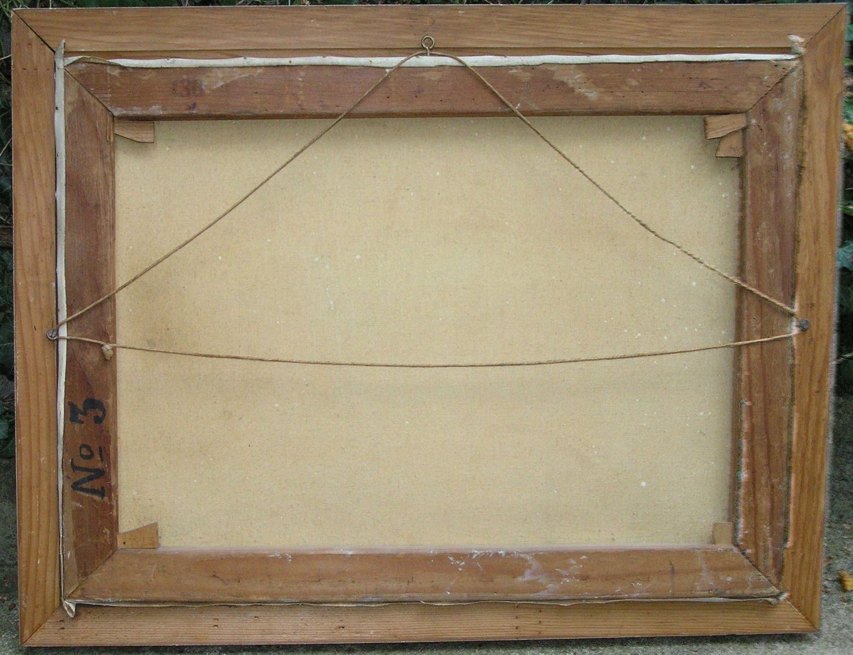 Gemälde: Oelbild Leinwand Paul Diesslin Ortsbild See – Gebraucht aus Frauenfeld von Astra13 7