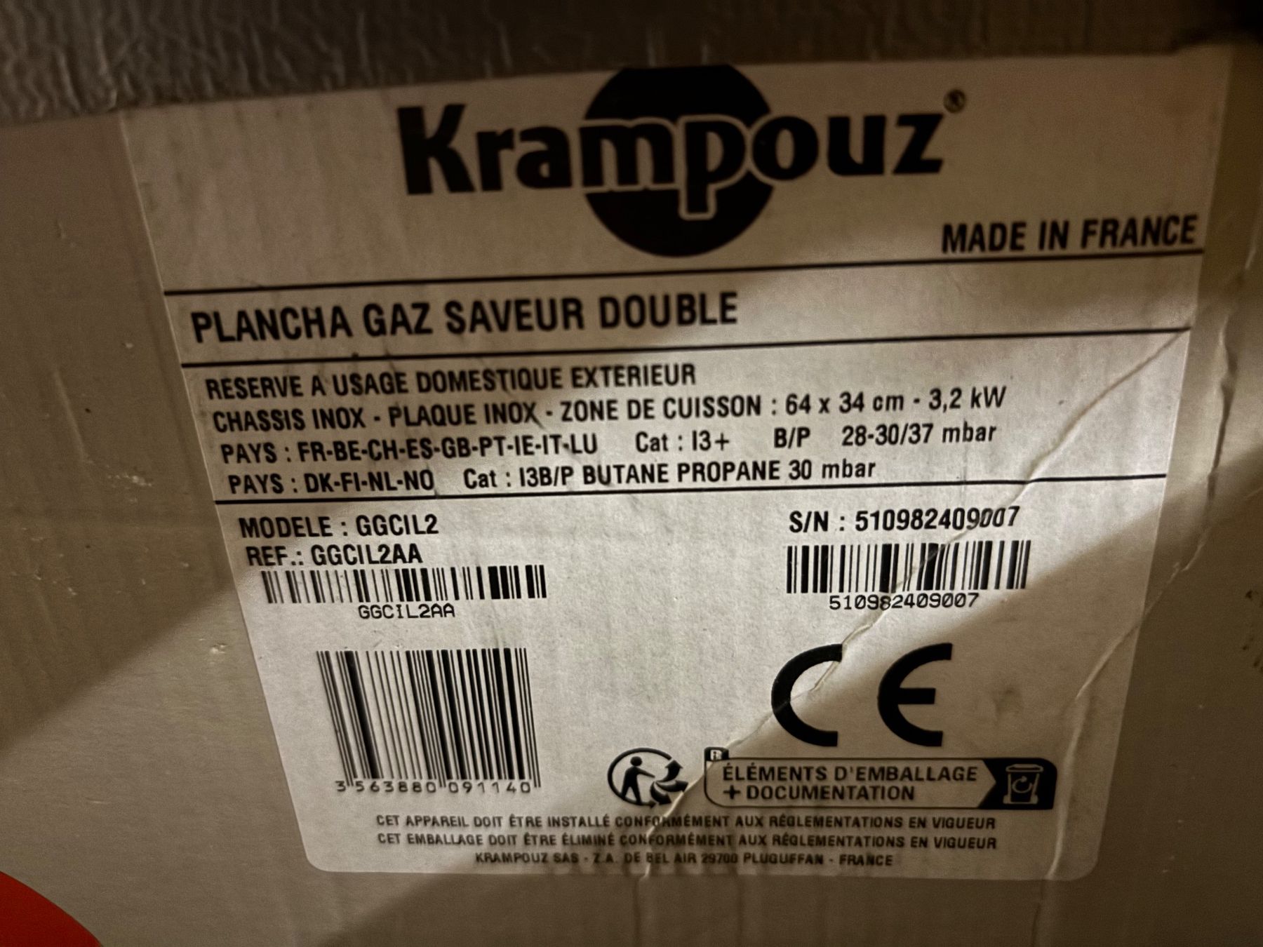 Grils: Plancha double neuve au gaz – Neuf (Voir description) à Montreux par elo_c6bf 5