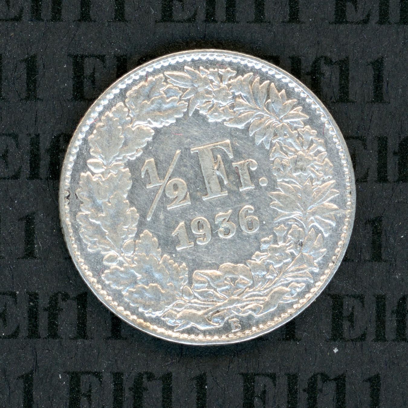 Alle Münzen: CHF___0.50 1936 -unz 50 Rappen – Gebraucht aus Widnau von Elf11