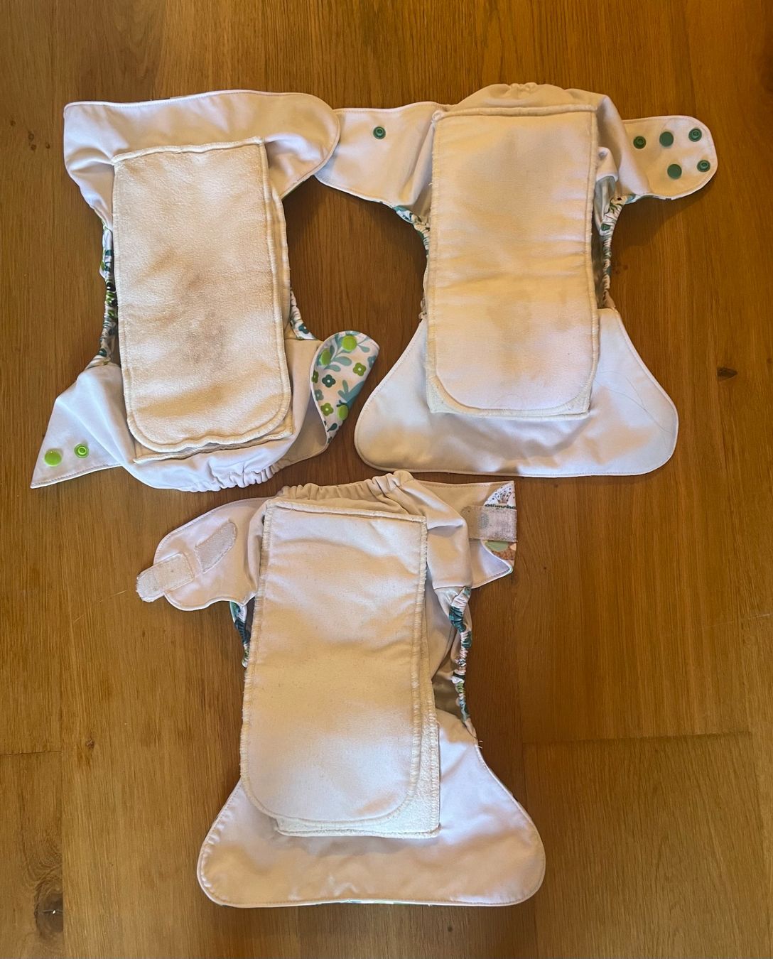 Secchi per pannolini & Pannolini: 3 Stoffwindeln All in One von Blümchen – Usato da Teufenthal AG venduto da sleeepless1987 1