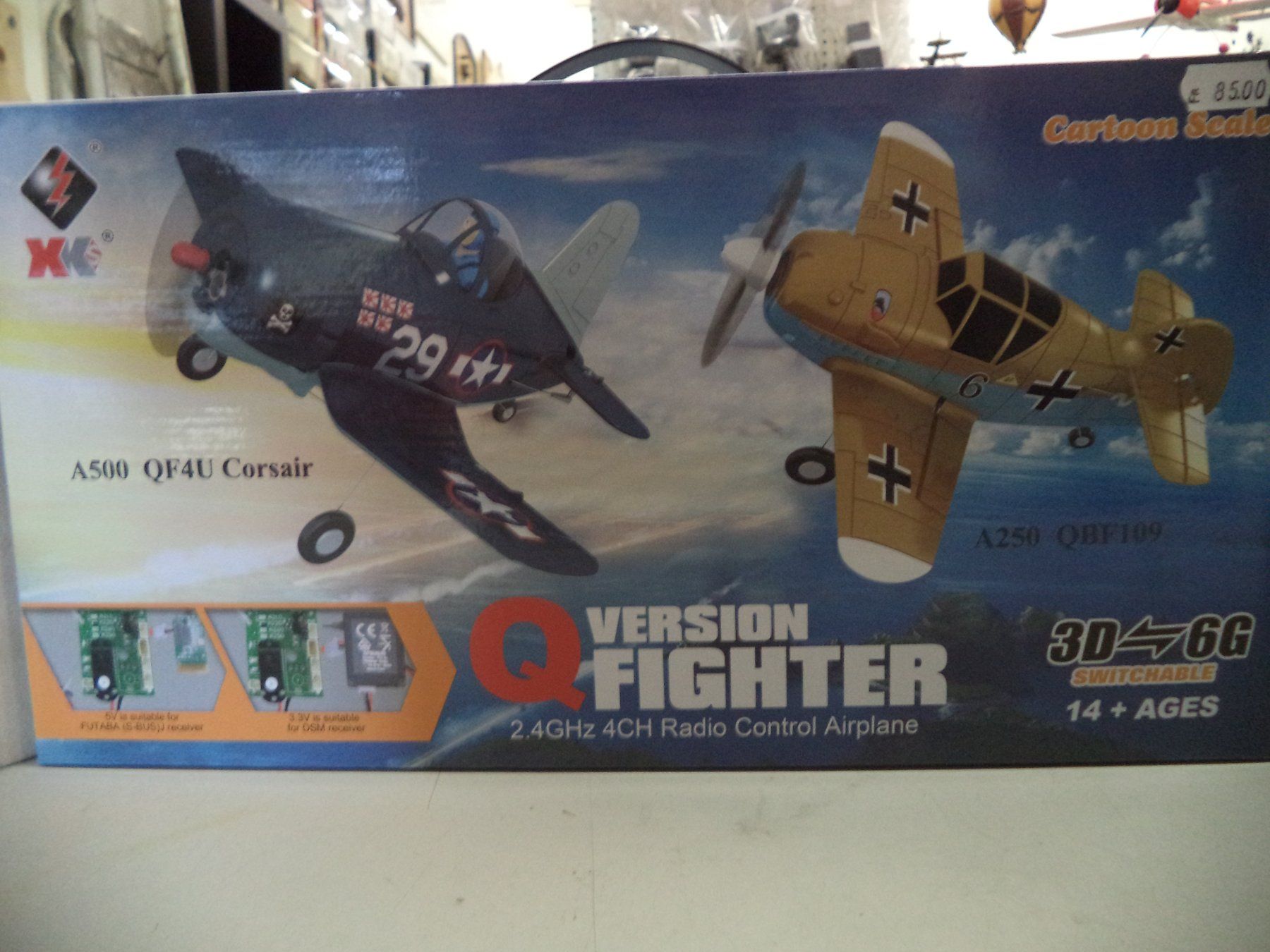 Modellismo RC: Q VERSION FIGHTER A250 Messerschmitt 109 – Nuovo e nell'imballaggio originale da Rieden AG venduto da Wirth03 5