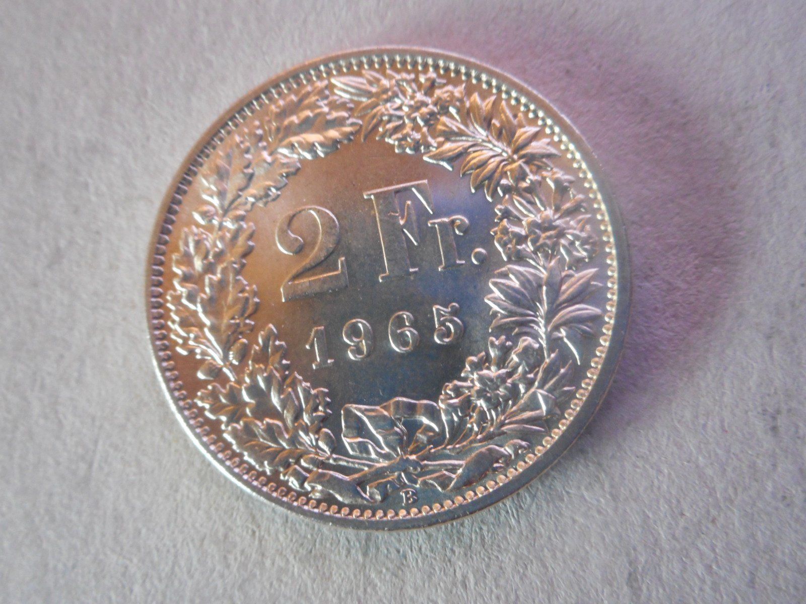 Alle Münzen: 2 Fr. 1965 silber  unz/stgl – Neu (gemäss Beschreibung) aus Kriegstetten von pizlad2010 1