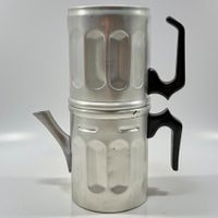 Cafetière napolitaine vintage ILSA Torino, alu, 9 tasses