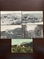 SCHWARZENBERG LU Kurort, 5 Ansichtskarten 1906 - 1909
