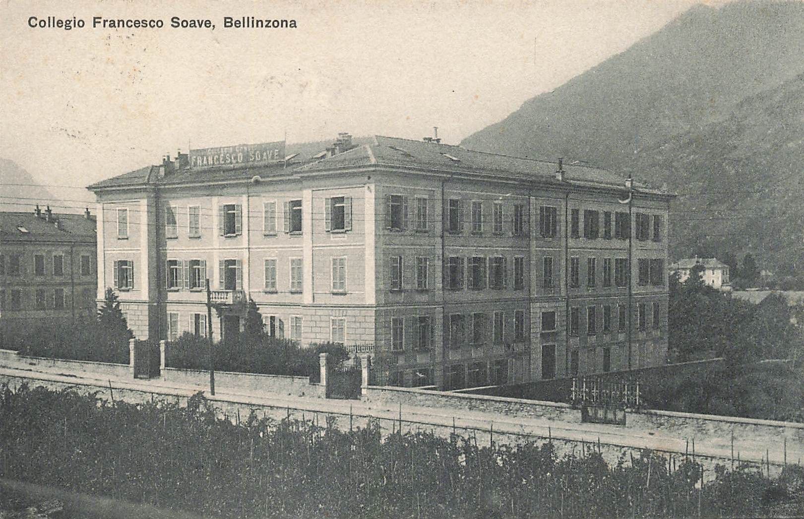 Cartoline postali: Collegio Francesco Soave Bellinzona – Usato da Biasca venduto da
