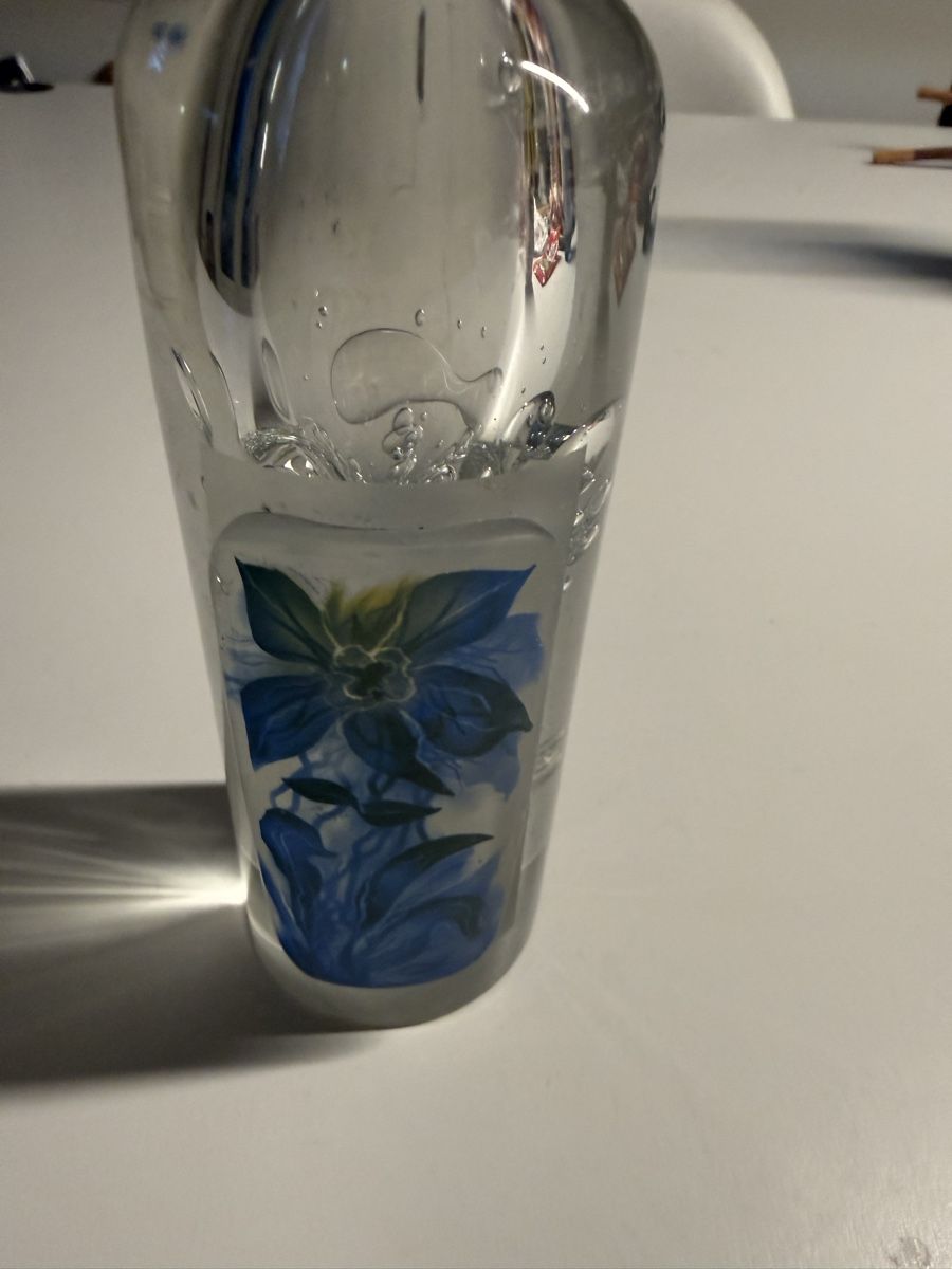 Vasi & Recipienti: Glasstudio Bobuski Vase , blaue Blüte, Top! – Nuovo (secondo la descrizione) da BASEL venduto da zum_schneugge 2