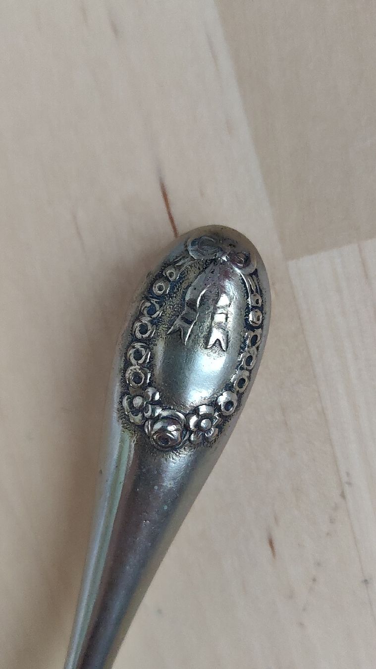 Timbri: Alter Stempel versilbert, Initialen (W8) – Usato da Neuenhof venduto da bro_9zsg 3
