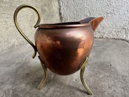 Kupfer Messing Kanne deko Küche 