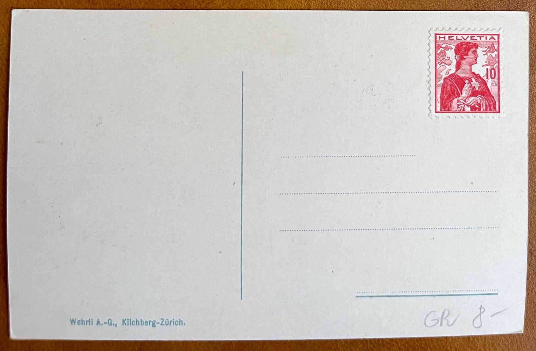 Cartoline postali: AK: SILVAPLANA - Briefmarke Schön ! – Usato da Lutry venduto da Ediego 1