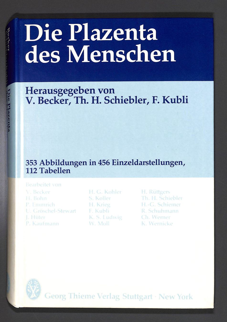 Libri: Die Plazenta des Menschen V. BECKER & T.H. SCHIEBLER - – Nuovo (secondo la descrizione) da Zürich venduto da Nobs1