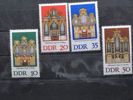 DDR 1976 Silbermann-Orgeln **