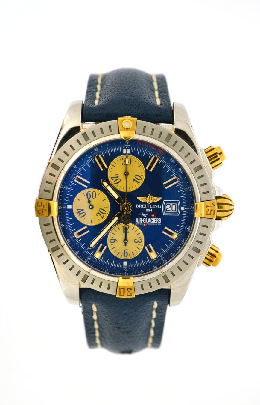 Breitling Uhren: Breitling Chronomat Evolution 40 ans Air Glaciers B13356 – Gebraucht aus Lausanne von TimeWorld