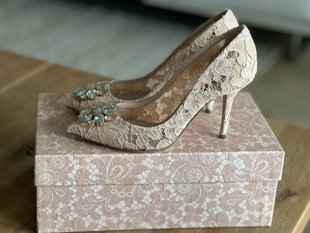 Dolce & Gabbana Scarpe da donna: Dolce Gabbana Rainbow Spitzen Pumps – Usato da Vogelsang AG venduto da Hedgehog_1985 1