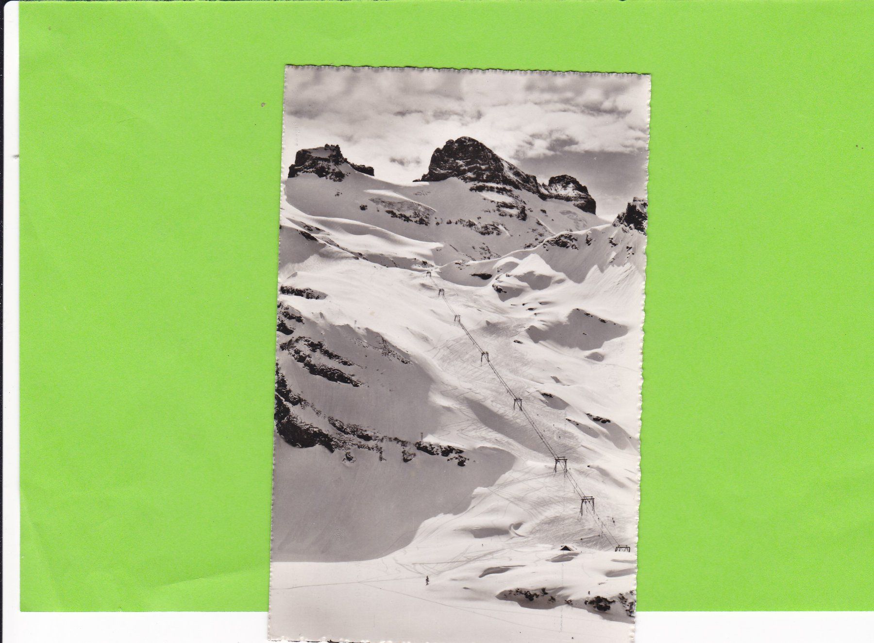 Cartoline postali: Skilift Trübsee-Jochpass – Usato da St. Peterzell venduto da neckertal
