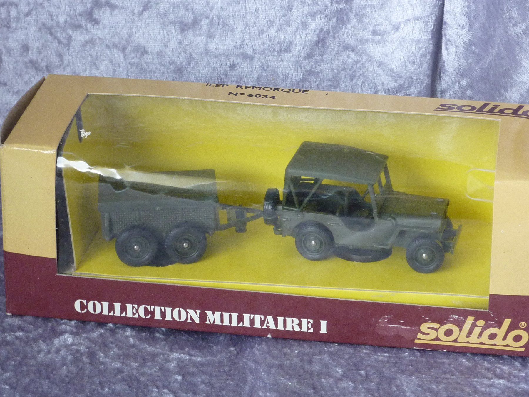Willys Modellini d'auto: Militärjeep mit Anhänger 1:43 – Nuovo (secondo la descrizione) da Dürrenäsch venduto da modellautos4you 1