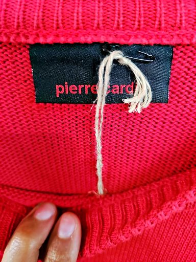 Lotti di vestiti: Pierre Cardin Roter Rundhalspullover - Langarm – Usato da Zug venduto da vinokilo 4