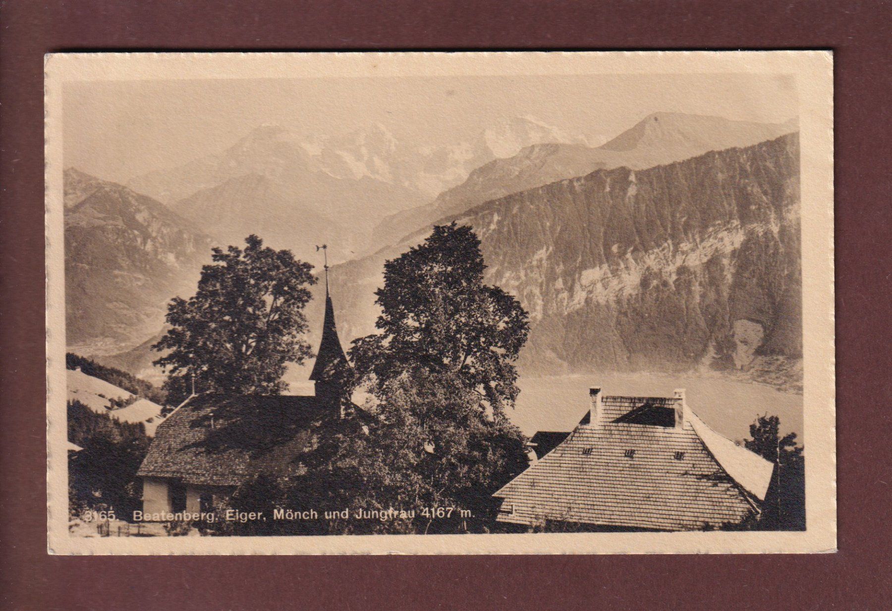 Cartoline postali: BEATENBERG - 1910 – Usato da Pully venduto da nicecards