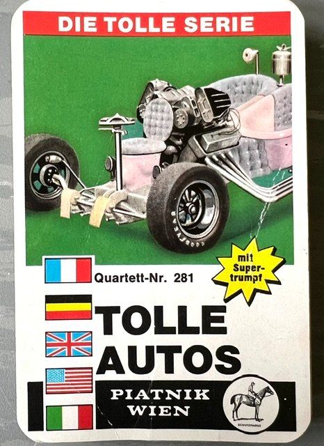 Giochi: Quartett Tolle Autos Nr. 281 – Usato da Zürich venduto da gigimai67
