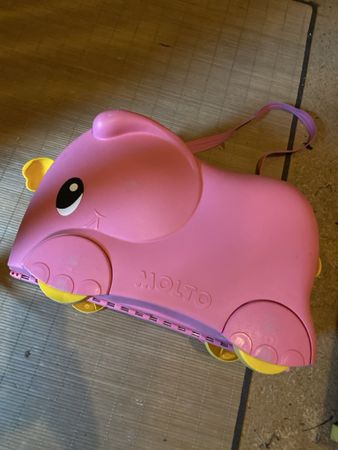 MOLTO Trunki Kinderkoffer Elefant Rosa - Ideal für Reise!