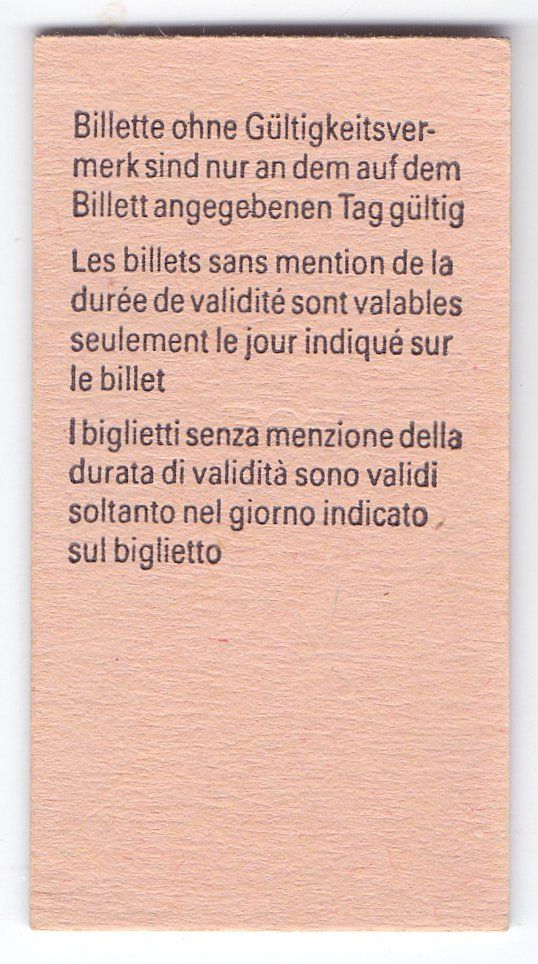 Biglietti: Billette Gerlafingen - Solothurn – Usato da Langenthal venduto da Sammlungs_aus 1