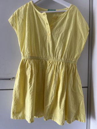 Sommerkleid Benetton Gr. 110 gelb