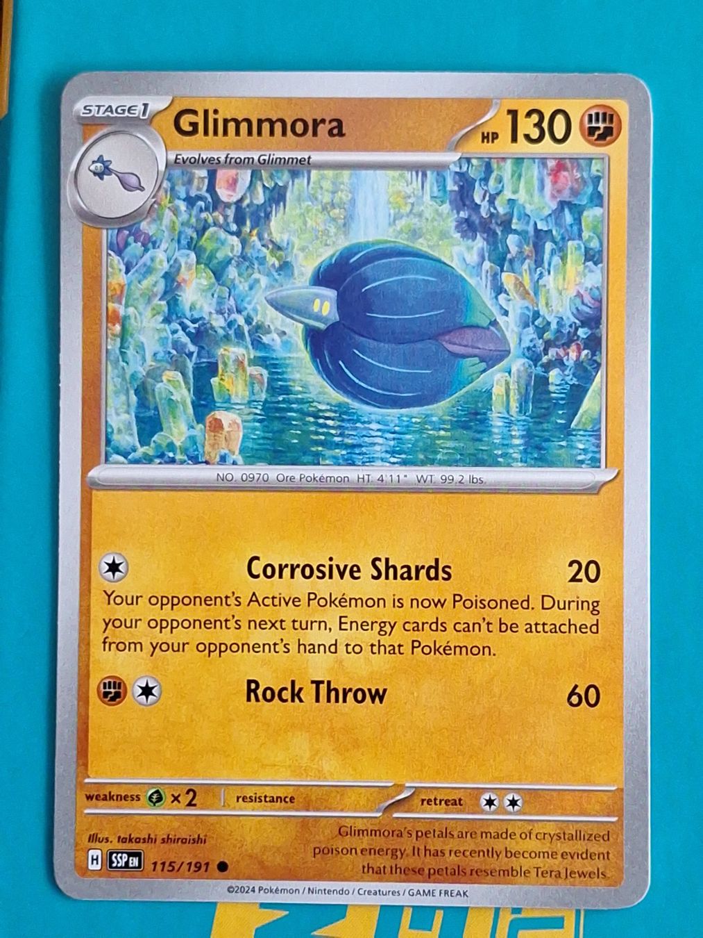 Pokémon Carte collezionabili: Glimmora - Pokemon Surging Sparks – Usato da Altstätten SG venduto da GGsGameshop
