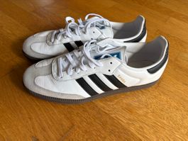 adidas Samba OG Weiss/Schwarz Gr. 46 – nur 1x getragen – neu