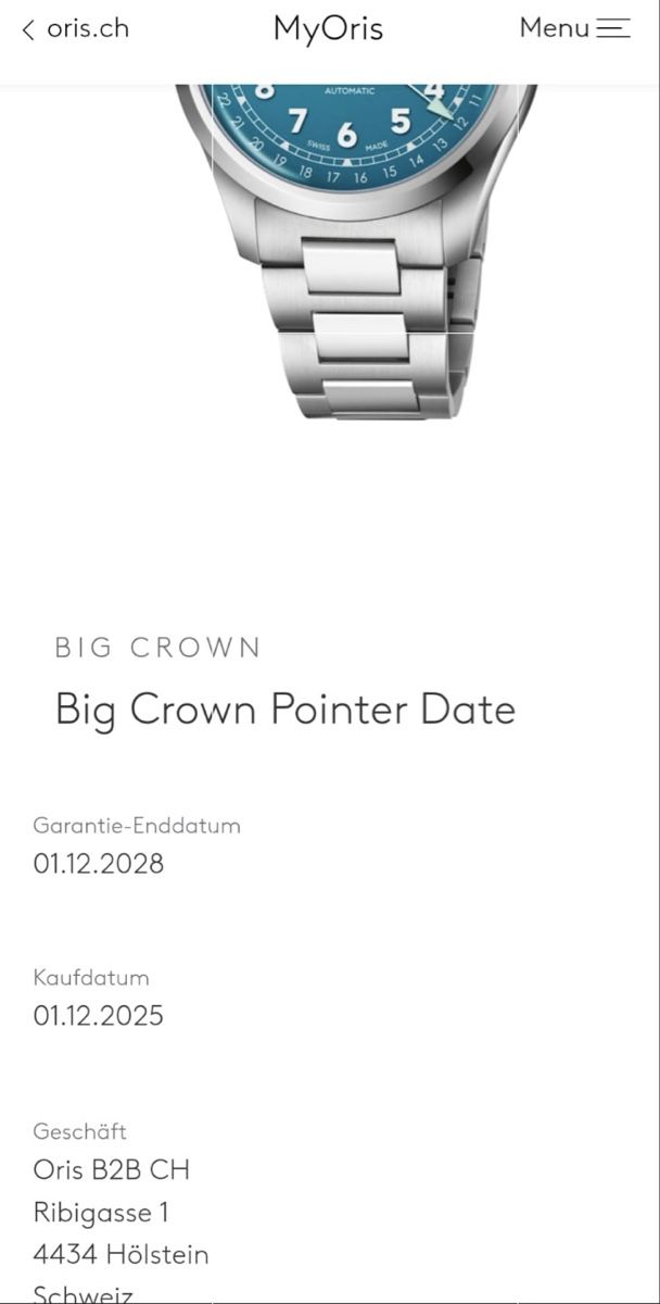 Oris Uhren: Oris Big Crown Pointer Date 40mm – Gebraucht aus Frenkendorf von RAJN 6