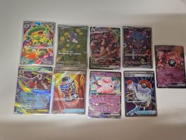 Pokémon Cards Lot (9) Koreanisch (KR): Alt Arts + EX-Karten