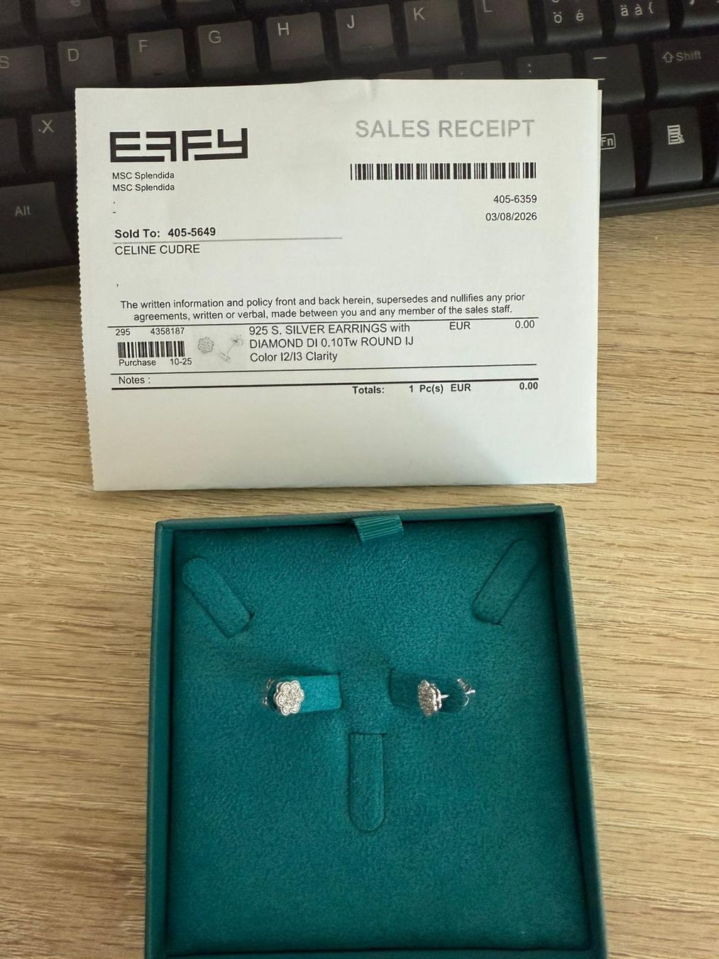 Ohrringe & -stecker: Silber 925 Ohrringe mit Diamanten – Neu und originalverpackt aus Buchrain von KingQueen12. 4